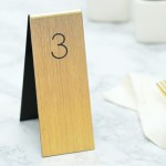 Engraved Number Tent